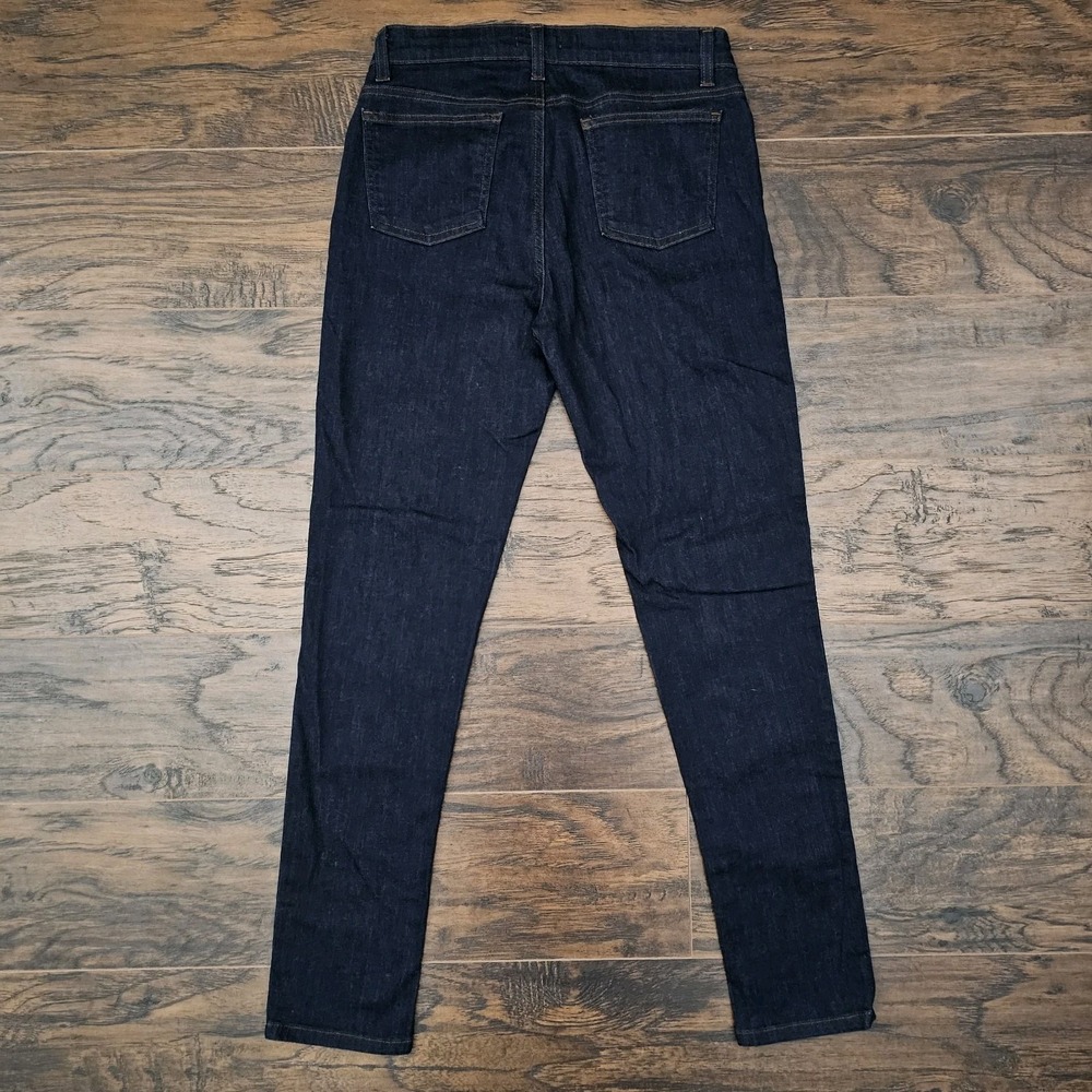 EILEEN FISHER Organic Cotton Stretch Skinny Soft Denim Blue Jeans Size 6 Petite - Picture 2 of 8